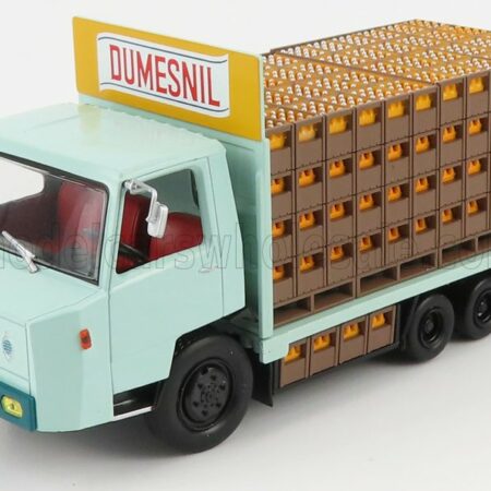 EDICOLA 1/43 BERLIET | TEKEL TRUCK TRANSPORTS DUMESNIL 3-ASSI 1966 | LIGHT BLUE