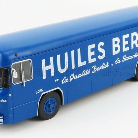 EDICOLA 1/43 BERLIET | PLK8 AUTOBUS VAN TRUCK HUILES BERLIET 1955 | BLUE