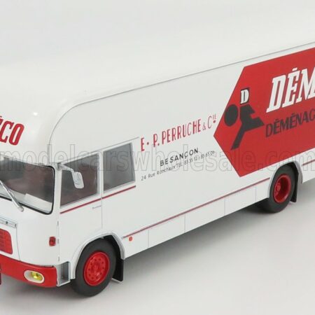 EDICOLA 1/43 BERLIET | GBK75 TRUCK DEMECO 1967 | WHITE RED