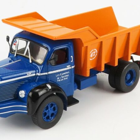 EDICOLA 1/43 BERLIET | GLM10 TRUCK CASSONE RIBALTABILE 1953 - MOVIMENTO TERRA | BLUE ORANGE