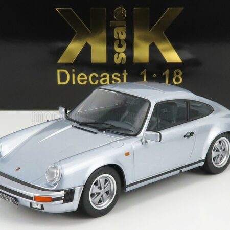 KK-SCALE 1/18 PORSCHE | 911 3.2 COUPE 1988 (250.000 Porsche 911 produced with Ferry Porsche signature on the seats) | SILVER GREY