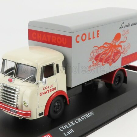 EDICOLA 1/43 LATIL | H14A TRUCK COLLE CHATROU 1957 | CREAM RED GREY