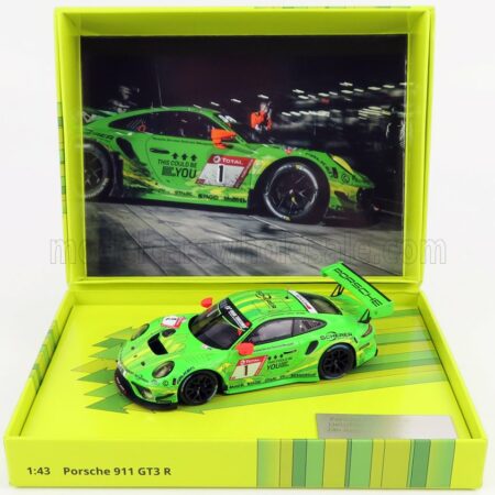 MINICHAMPS 1/43 PORSCHE | 911 991-2 GT3 R TEAM MANTHEY RACING N 1 24h VLN NURBURGRING 2019 R.LIETZ - F.MAKOWIECKI - P.PILET - N.TANDY | GREEN