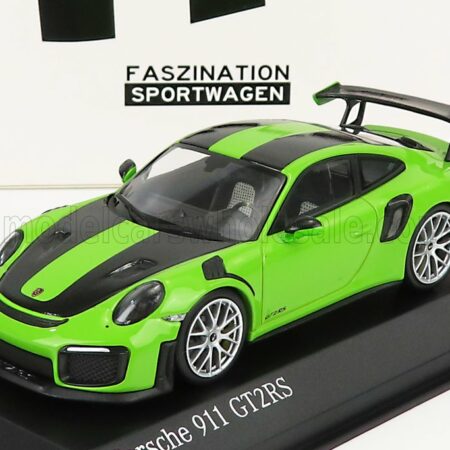 MINICHAMPS 1/43 PORSCHE | 911 991-2 GT2 RS WEISSACH PACKAGE COUPE 2018 | SIGNAL GREEN