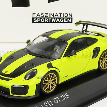 MINICHAMPS 1/43 PORSCHE | 911 991-2 GT2 RS WEISSACH PACKAGE COUPE 2018 | ACID GREEN