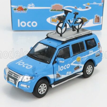 TINY TOYS 1/64 MITSUBISHI | PAJERO LOCO BIKE 1999 | LIGHT BLUE