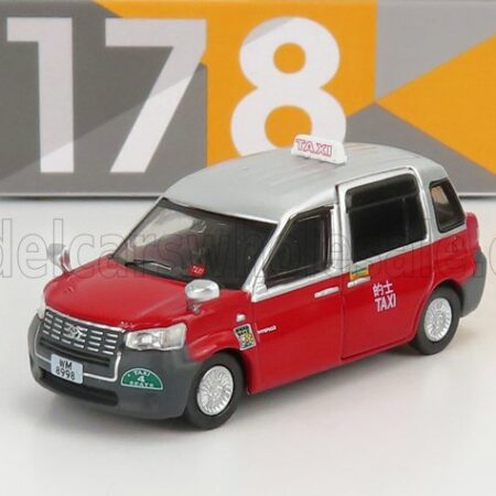 TINY TOYS 1/64 TOYOTA | HYBRID COMFORT TAXI 2020 | RED SILVER