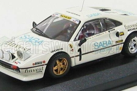 BEST-MODEL 1/43 FERRARI | 308 GTB RALLY N 1 TARGA FLORIO 1983 TONY - RADAELL | WHITE