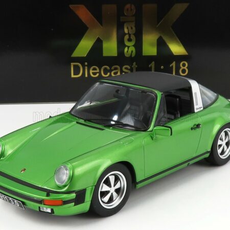 KK-SCALE 1/18 PORSCHE | 911 CARRERA 3.0 TARGA 1977 | GREEN MET