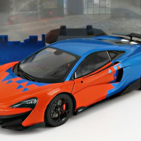 SOLIDO 1/18 McLAREN | 600LT F1 TEAM TRIBUTE LIVERY 2019 | ORANGE BLUE