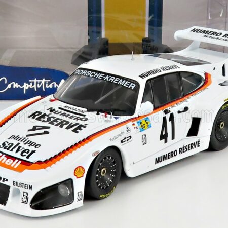 SOLIDO 1/18 PORSCHE | 935 K3 TEAM PORSCHE KREMER RACING N 41 WINNER 24h LE MANS 1979 K.LUDWIG - B.WHITTINGTON - D.WHITTINGTON | WHITE