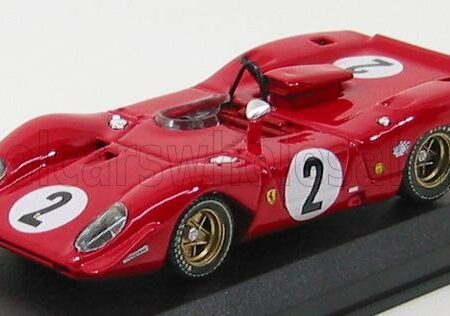 BEST-MODEL 1/43 FERRARI | 312 P SPY MONZA 1969 N 2 RODRIGUEZ SCHETTY | RED