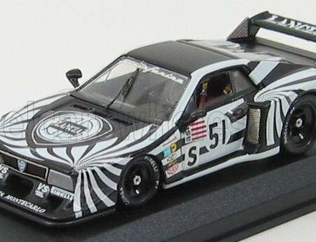 BEST-MODEL 1/43 LANCIA | BETA MONTECARLO SILVERSTONE 1979 N 51 PATRESE | BLACK WHITE