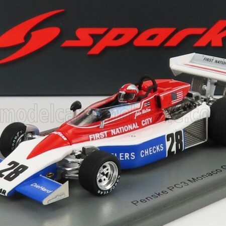 SPARK-MODEL 1/43 PENSKE | F1  PC3 N 28 MONACO GP 1976 J.WATSON | WHITE RED BLUE