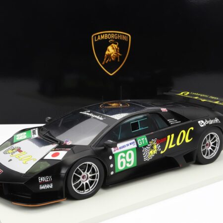 SPARK-MODEL 1/18 LAMBORGHINI | MURCIELAGO LP670 R-SV 6.5L V12 TEAM JLOC N 69 24h LE MANS 2010 A.YOGO - H.IiRI - K.YAMANISHI | BLACK WHITE