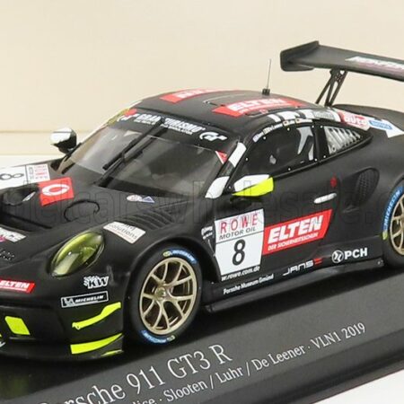 MINICHAMPS 1/43 PORSCHE | 911 991-2 GT3-R TEAM IRON FORCE N 8 VLN1 ADAC NURBURGRING 2019 L.LUHR - A.DE LEENER - J.E.SLOOTEN | BLACK