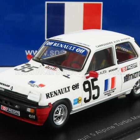 SPARK-MODEL 1/43 RENAULT | R5 ALPINE TURBO N 95 RALLY MAGNY-COURS 1983 J.ALESI | WHITE