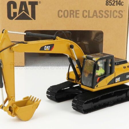 DM-MODELS 1/50 CATERPILLAR | CAT320D ESCAVATORE CINGOLATO - TRACTOR HYDRAULIC EXCAVATOR SCRAPER | YELLOW BLACK