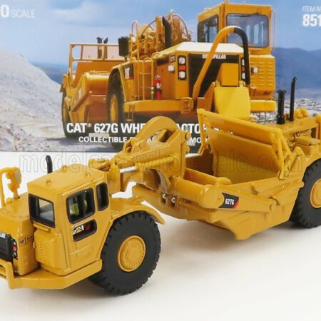 DM-MODELS 1/87 CATERPILLAR | CAT627G RUSPA GOMMATA - WHEEL TRACTOR SCRAPER | YELLOW BLACK