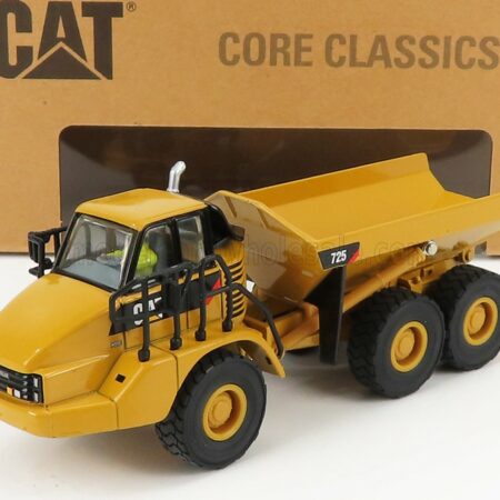 DM-MODELS 1/50 CATERPILLAR | CAT725 CASSONE RIBALTABILE CAVA 3-ASSI - ARTICULATED TRUCK | YELLOW BLACK