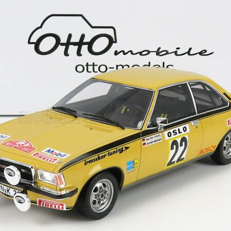 OTTO-MOBILE 1/18 OPEL | COMMODORE B GS/E N 22 RALLY MONTECARLO 1974 W.ROHRL - J.BERGER | YELLOW