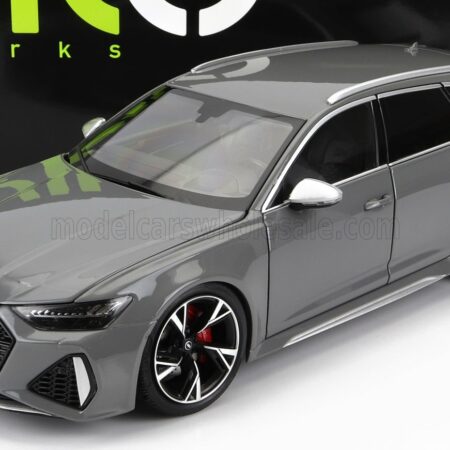 NZG 1/18 AUDI | A6 RS6 AVANT SW STATION WAGON 2021 | NARDO GREY