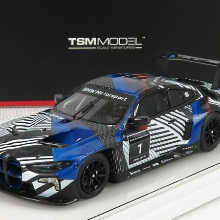 TRUESCALE 1/43 BMW | 4-SERIES M4 PERFORMANCE COUPE N 1 (G82) TEST CAR 2021 | BLACK BLUE GREY