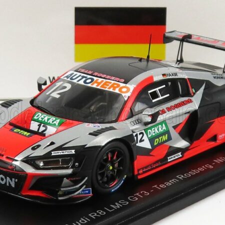 SPARK-MODEL 1/43 AUDI | R8 LMS GT3 TEAM ROSBERG N 12 DTM NURBURGRING 2021 C.HAASE | RED SILVER BLACK