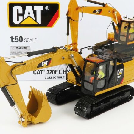 DM-MODELS 1/50 CATERPILLAR | CAT320F L ESCAVATORE CINGOLATO - TRACTOR HYDRAULIC EXCAVATOR | YELLOW BLACK