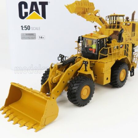 DM-MODELS 1/50 CATERPILLAR | CAT994K RUSPA GOMMATA - SCRAPER TRACTOR WHEEL LOADER | YELLOW BLACK