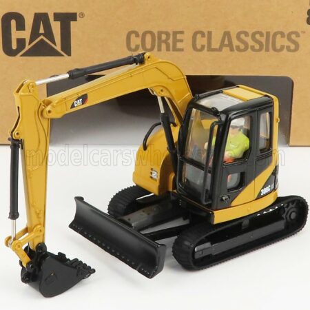 DM-MODELS 1/50 CATERPILLAR | CAT308C CR ESCAVATORE CINGOLATO - TRACTOR HYDRAULIC MINI EXCAVATOR | YELLOW BLACK