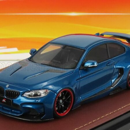 GLM-MODELS 1/43 BMW | 2-SERIES M235i DARWINPRO MTC BLACK SAILS WIDEBODY 2015 | ESTORIL BLUE