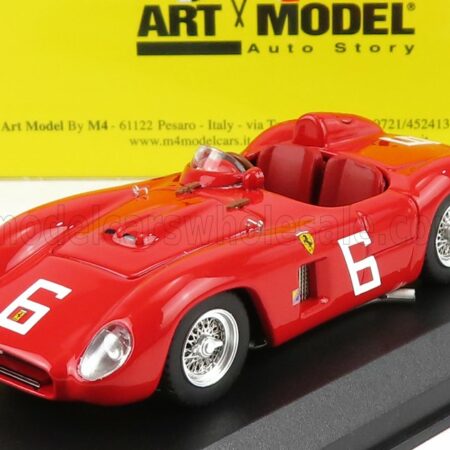 ART-MODEL 1/43 FERRARI | 500TR ch0612 N 6 WINNER PRELIMINARY SMARTT FIELD 1956 E.LUNKEN | RED