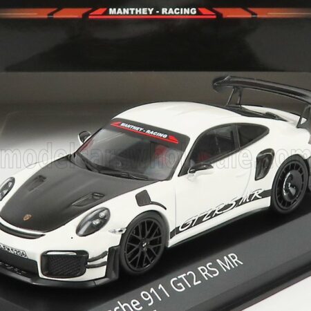 MINICHAMPS 1/43 PORSCHE | 911 991-2 GT2 RS MR TEAM MANTHEY RACING 2018 | WHITE BLACK