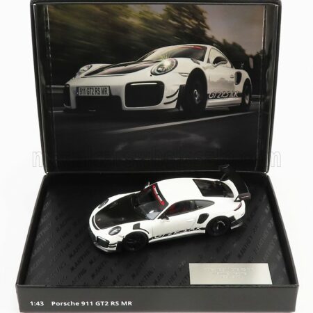 MINICHAMPS 1/43 PORSCHE | 911 991-2 GT2 RS MR TEAM MANTHEY RACING 2018 | WHITE BLACK