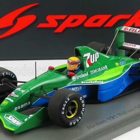 SPARK-MODEL 1/43 JORDAN | F1 191 TEAM 7UP N 32 ITALY GP 1991 R.MORENO | GREEN BLUE