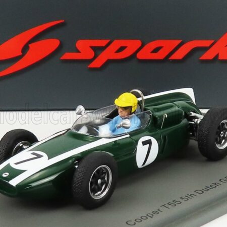 SPARK-MODEL 1/43 COOPER | F1  T55 N 7 DUTCH GP 1962 T.MAGGS | GREEN WHITE