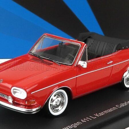 AVENUE43 1/43 VOLKSWAGEN | 411L KARMANN CABRIOLET OPEN GERMANY 1968 | RED