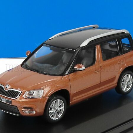 ABREX 1/43 SKODA | YETI SUV FACELIFT (RESTYLING) 2013 | BROWN TERRACOTTA MET