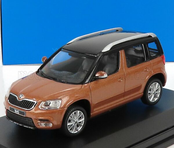 ABREX 1/43 SKODA | YETI SUV FACELIFT (RESTYLING) 2013 | BROWN TERRACOTTA MET