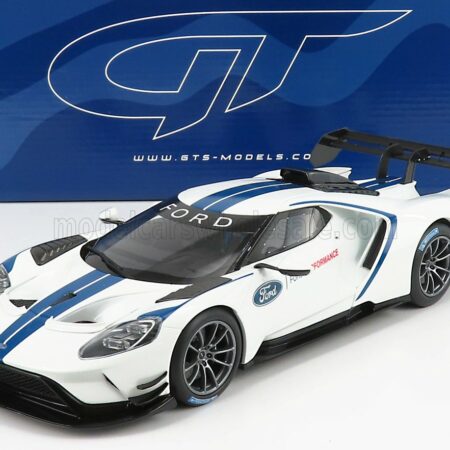 GT-SPIRIT 1/18 FORD USA | GT MKII N 0 FORD PERFORMANCE 2020 | WHITE BLUE