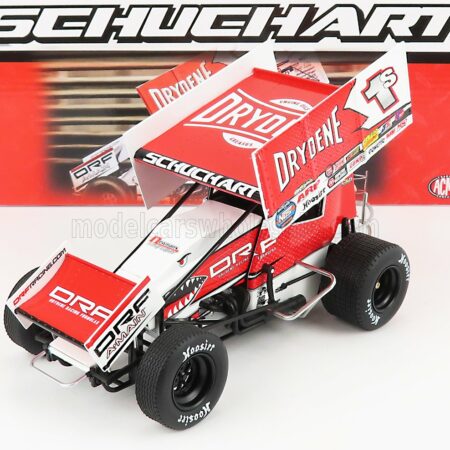 ACME-MODELS 1/18 FORD USA | TEAM SHARK RACING N 1s SPRINT CAR SERIES SEASON 2020 L.SCHUCHART | RED WHITE