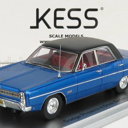 KESS-MODEL 1/43 DODGE | PHOENIX 4-DOOR SEDAN 1968 | LIGHT BLUE MET BLACK