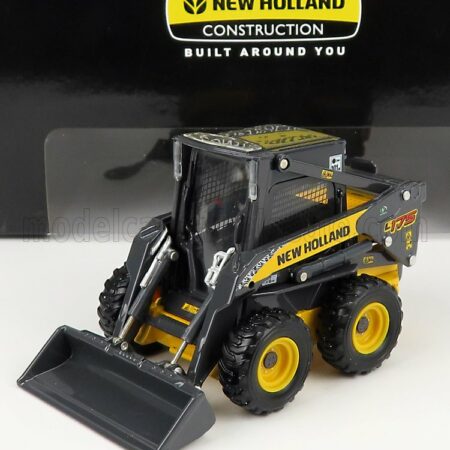 ROS-MODEL 1/32 NEW HOLLAND | L175 RUSPA GOMMATA - TRACTOR SCRAPER | YELLOW GREY