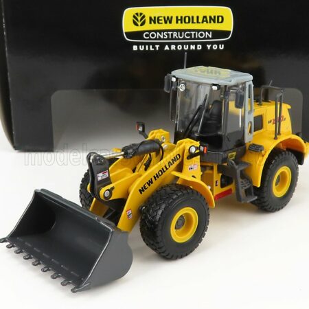 ROS-MODEL 1/50 NEW HOLLAND | W190B RUSPA GOMMATA - TRACTOR SCRAPER | YELLOW