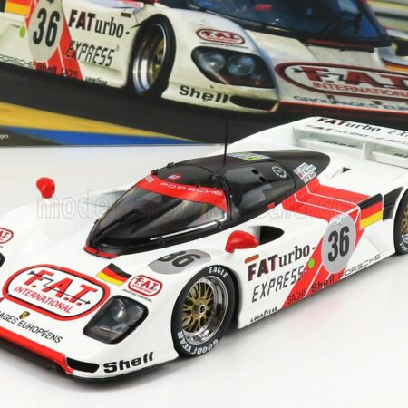 WERK83 1/18 PORSCHE | DAUER 962 3.0L TURBO TEAM LE MANS PORSCHE N 36 WINNER 24h LE MANS 1994 MAURO BALDI - HURLEY HAYWOOD - YANNICK DALMAS | WHITE RED