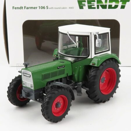 UNIVERSAL HOBBIES 1/32 FENDT | FARMER 106S 4WD TRACTOR 1980 | GREEN WHITE