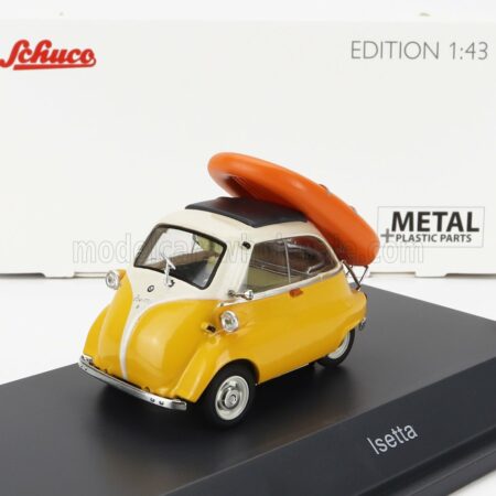 SCHUCO 1/43 BMW | ISETTA 1955 | YELLOW WHITE