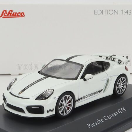 SCHUCO 1/43 PORSCHE | CAYMAN GT4 COUPE 2015 | WHITE