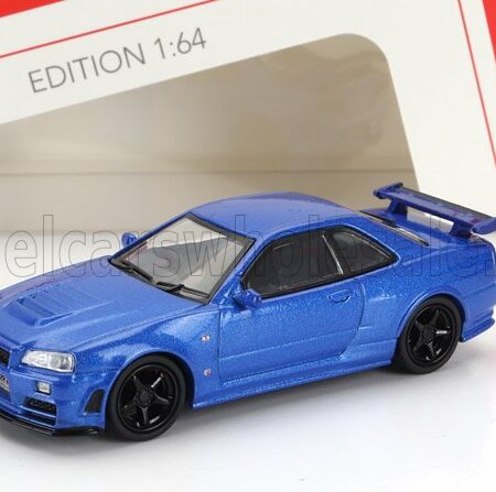 SCHUCO 1/64 NISSAN | GT-R (R34) Z-TUNE COUPE 1999 | BLUE